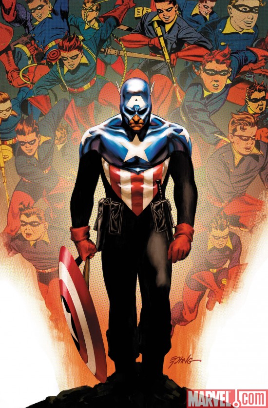 [ENGLISH] Who’s trying to kill Captain America? Acclaimed writer Ed Brubaker and artist Luke Ross team up in a special, extra-sized Captain America #50! Bucky...