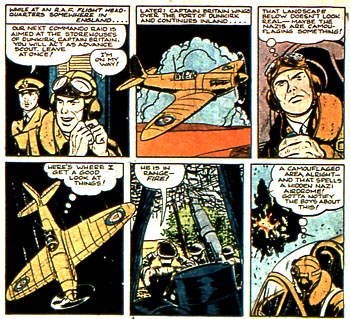 Un courageux aviateur anglais...