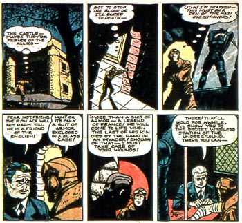 Le Captain Britain arrive au Chateau La Farge...
