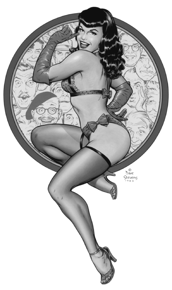  estates of both Bettie Page and Dave Stevens to create a limitededition 