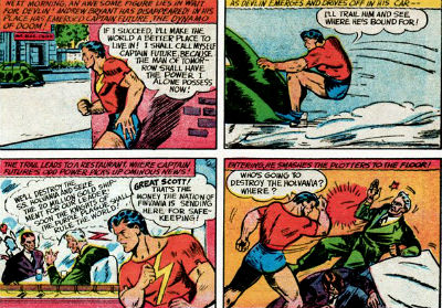 Captain Future en costume...