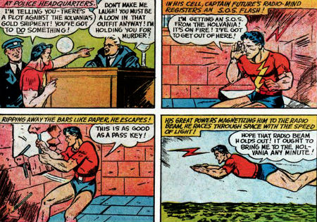 Captain Future se retrouve en prison. Mais pour peu de temps...