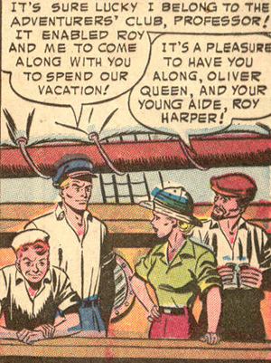 Oliver Queen, un aventurier "officiel" ?