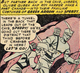 Green Arrow et Speedy entrent en action...