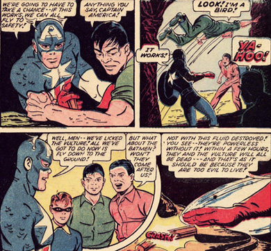 Captain America se sert du serum de Vulture...