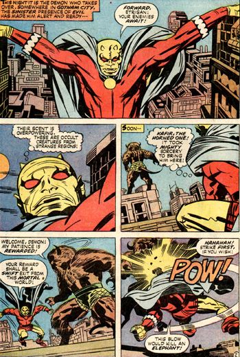 Etrigan vs. Kafir le Cornu...