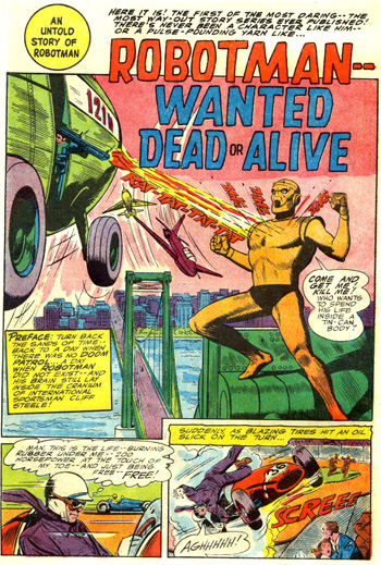 Les origines de Robotman