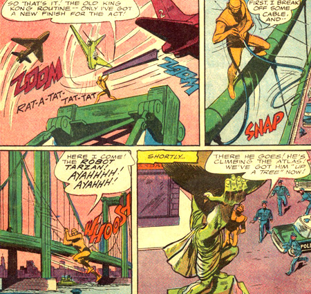 Robotman fait le pont...